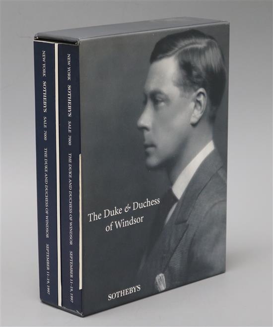 The Duke and Duchess of Windsor Sale 7000 from Sept 11th-19th 1997